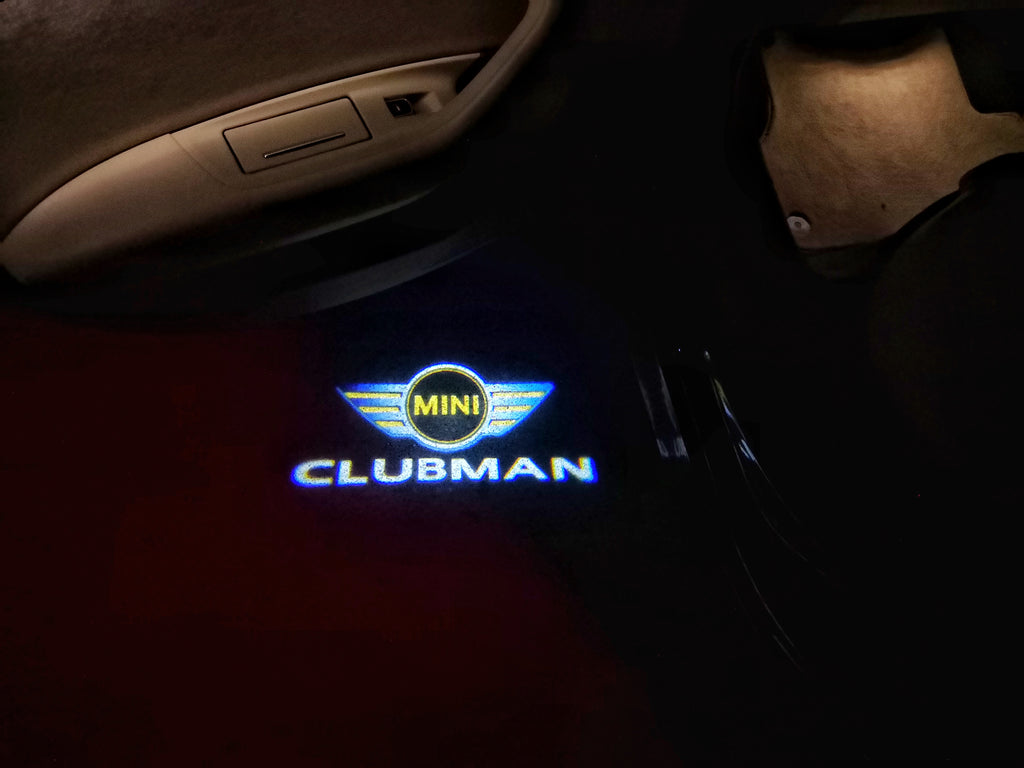 MINI CLUBMAN LOGO PROJECROTR LIGHTS Nr.119 (quantity 1 = 2 Logo Film/2 door lights)