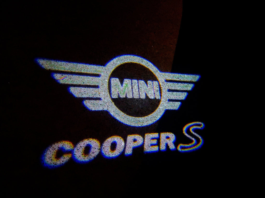 Mini Cooper s logotipos item 134 LAMP (quantity 1 = 2 logotipos Film / 2 door lamps)
