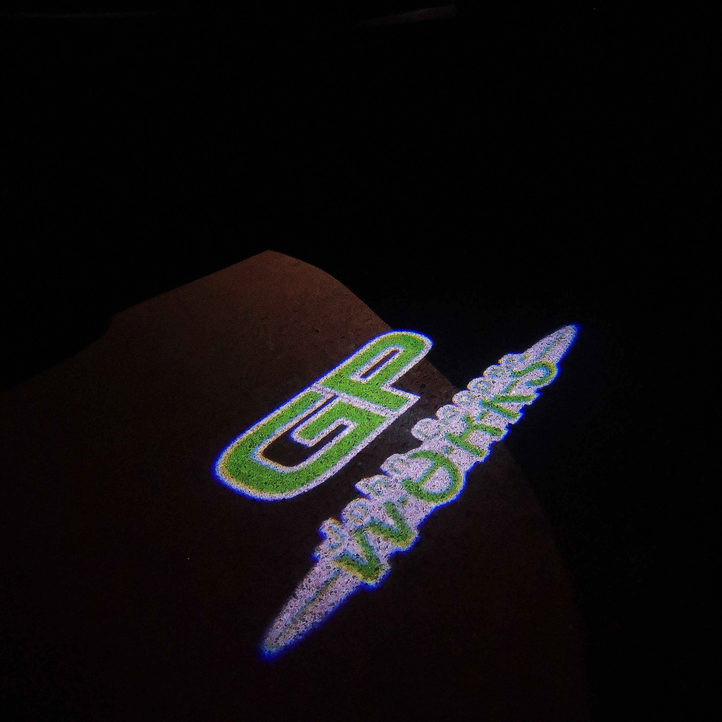 MINI GP JOHN COOPER TRABAJA LOGOTIPO PROJECROTR LIGHTS Nr.156 (cantidad 1 = 2 película logo / 2 luces de puerta)