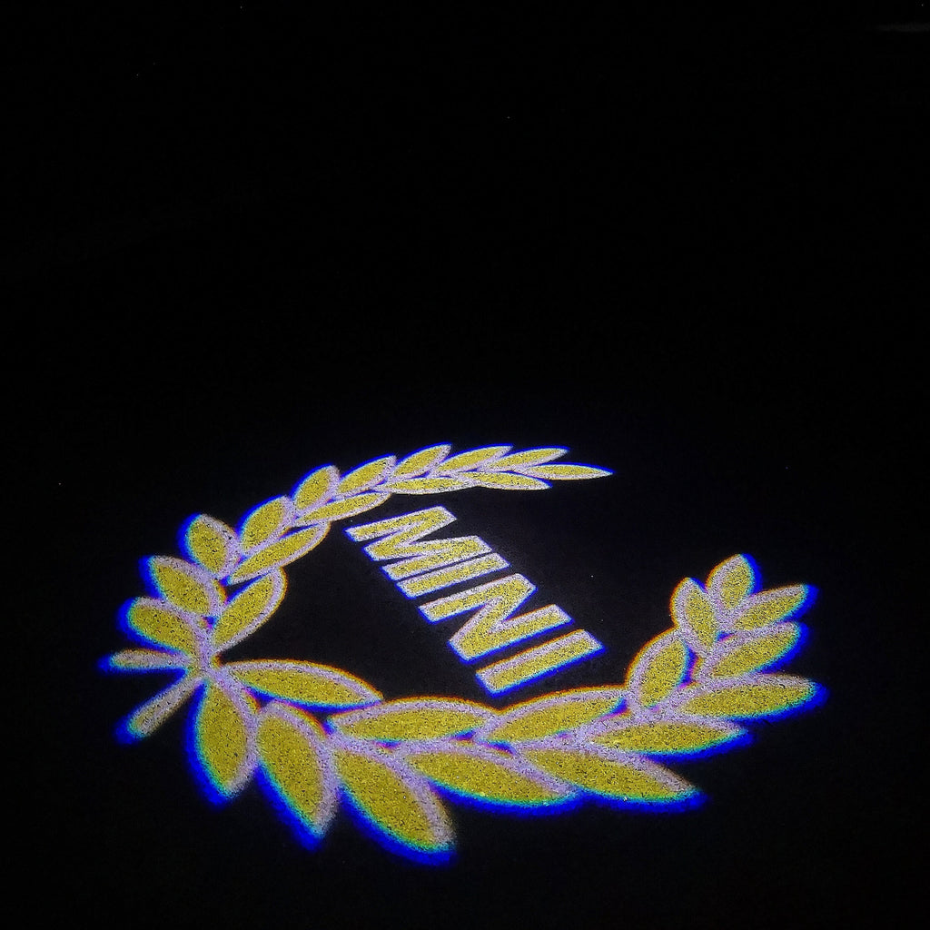 MINI LUCES DE PROYECTOR LOGO Nr.88 (cantidad 1 = 2 Película de Logo / 2 luces de puerta)