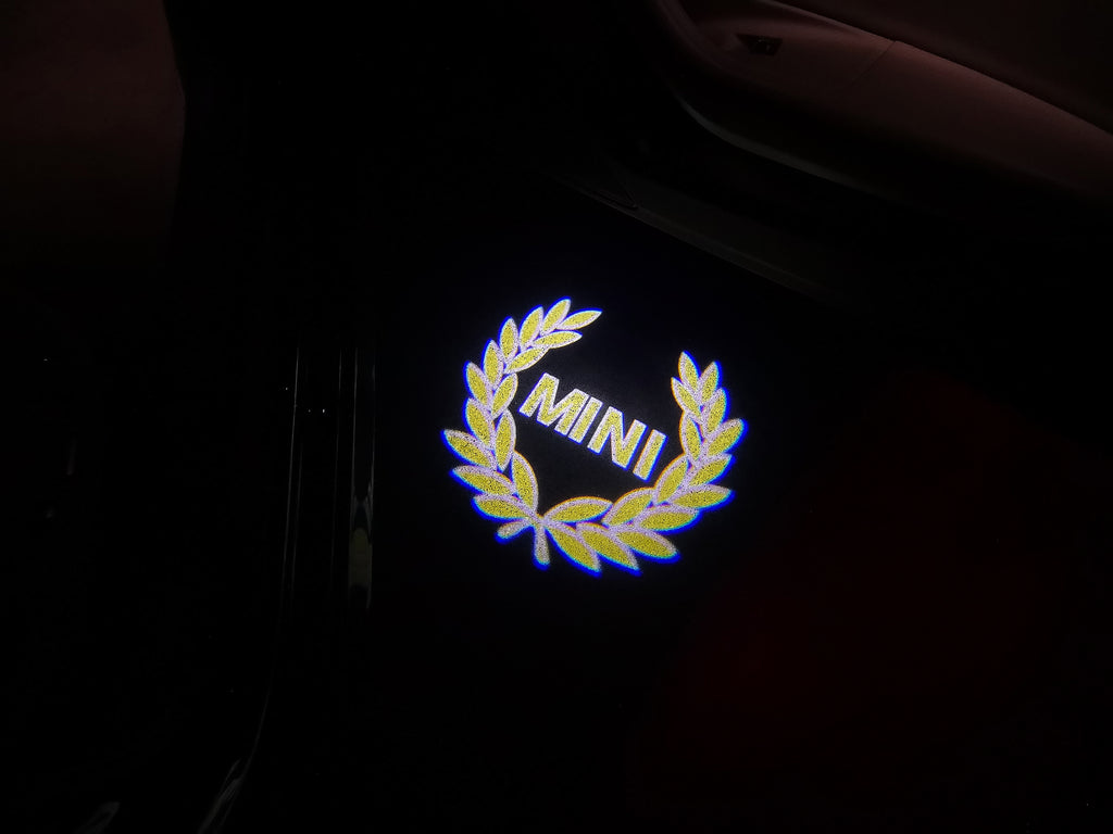 MINI LUCES DE PROYECTOR LOGO Nr.88 (cantidad 1 = 2 Película de Logo / 2 luces de puerta)
