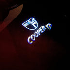 MINI COOPER D LOGO PROJECROTR LIGHTS Nr.39 (quantità 1 = 2 Logo Film / 2 luci porta)