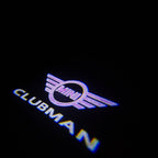 LUCES DE PROYECTOR CON LOGO CLUBMAN Nr.140 (cantidad 1 = 2 Película de Logo / 2 luces de puerta)