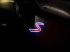 MINI S LOGO PROJECROTR LIGHTS Nr.67 (quantity  1 =  2 Logo Film /  2 door lights)