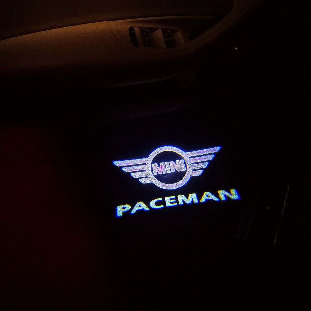 MINI PACEMAN LOGO PROJECROTR LIGHTS Nr.142 (quantità 1 = 2 Logo Film / 2 luci porta)