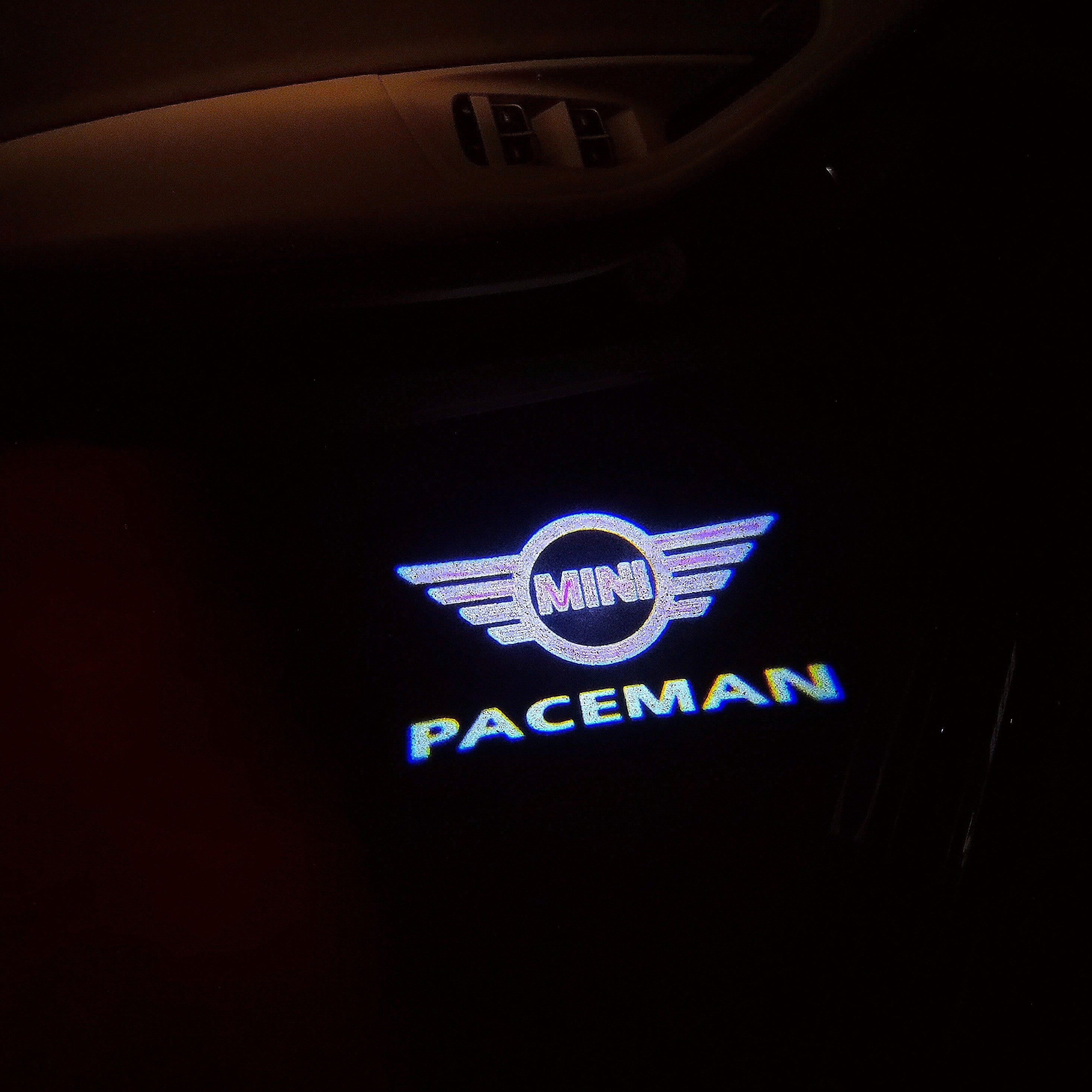 MINI PACEMAN LOGO PROJECROTR LIGHTS Nr.142 (quantità 1 = 2 Logo Film / 2 luci porta)