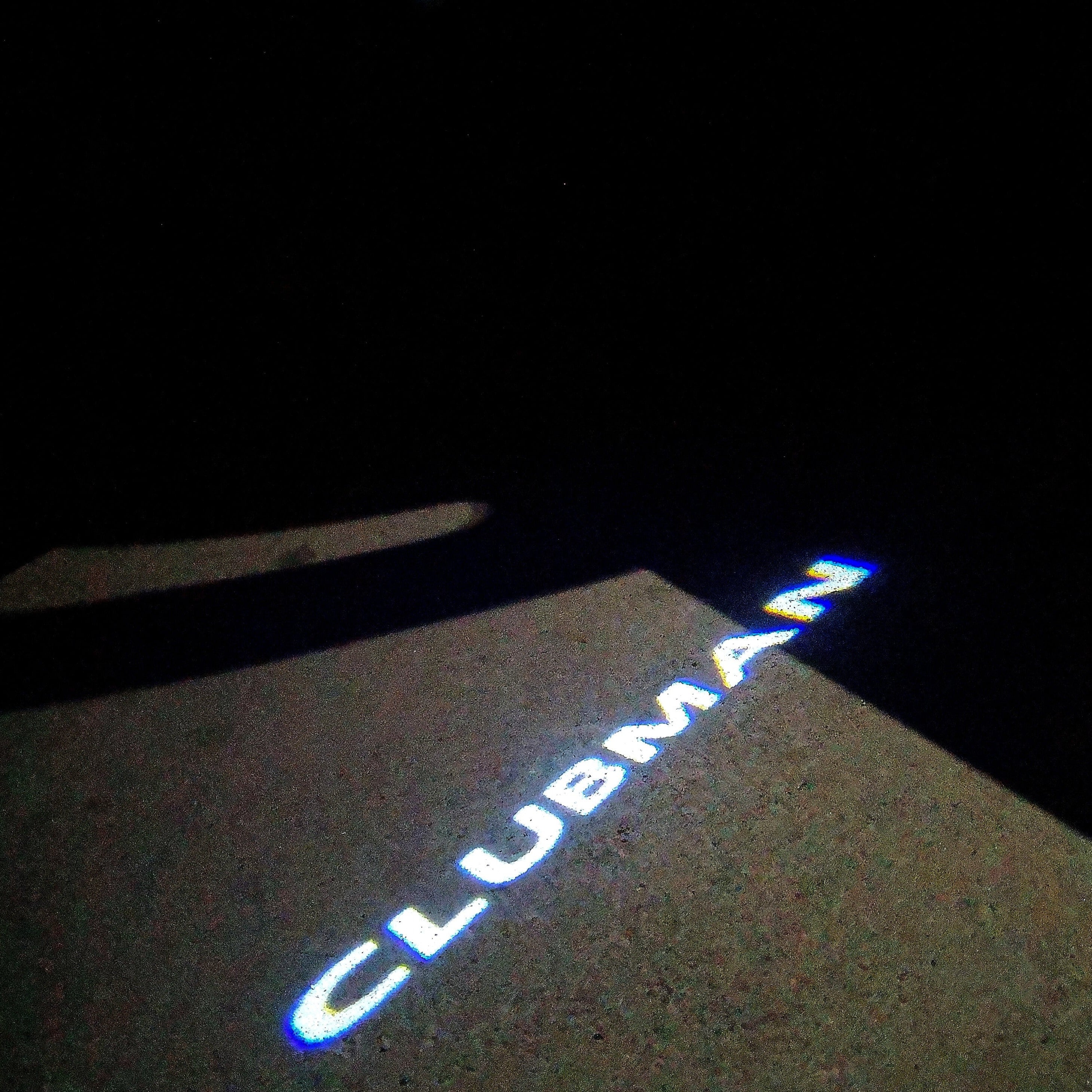 LUCI PROIETTORI LOGO CLUBMAN Nr.69 (quantità 1 = 2 Logo Film / 2 luci porta)