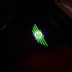 MINI ELECTRIC LOGO PROJECTOR LIGHTS Nr.101 (الكمية 1 = 2 شعار فيلم / 2 مصباح باب)