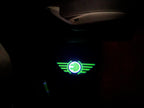 MINI ELECTRIC LOGO PROJECTOR LIGHTS Nr.101 (الكمية 1 = 2 شعار فيلم / 2 مصباح باب)