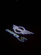MINI COOPER S LOGO PROJECROTR LIGHTS Nr.144 (cantidad 1 = 2 logo película / 2 luces de puerta)