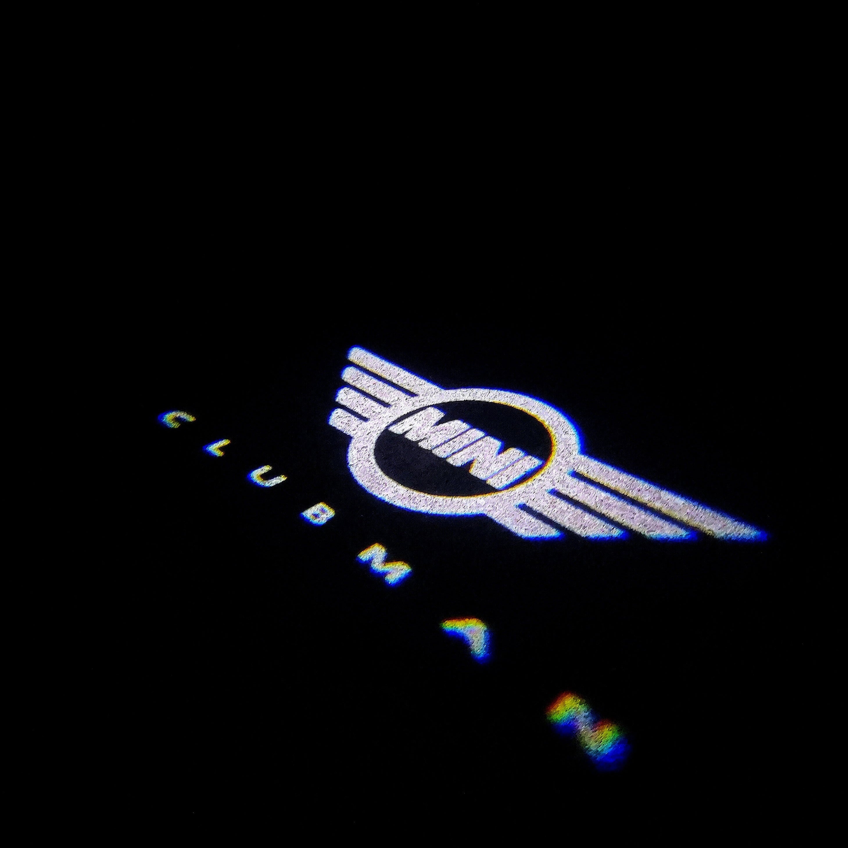 MINI CLUBMAN LOGO PROJECROTR LIGHTS Nr.126 (cantidad 1 = 2 logo película / 2 luces de puerta)