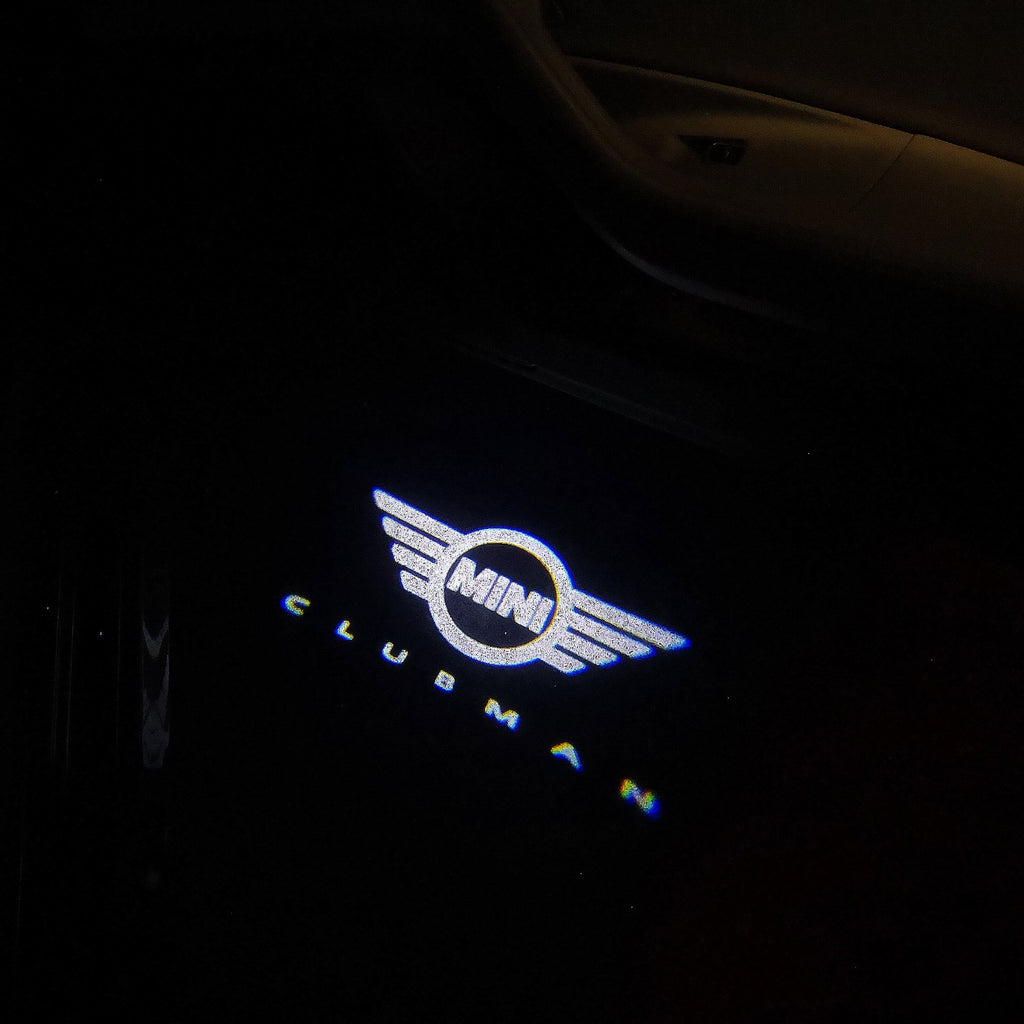 LUCI PROIETTORI LOGO MINI CLUBMAN Nr.149 (quantità 1 = 2 Logo Film / 2 luci porta)