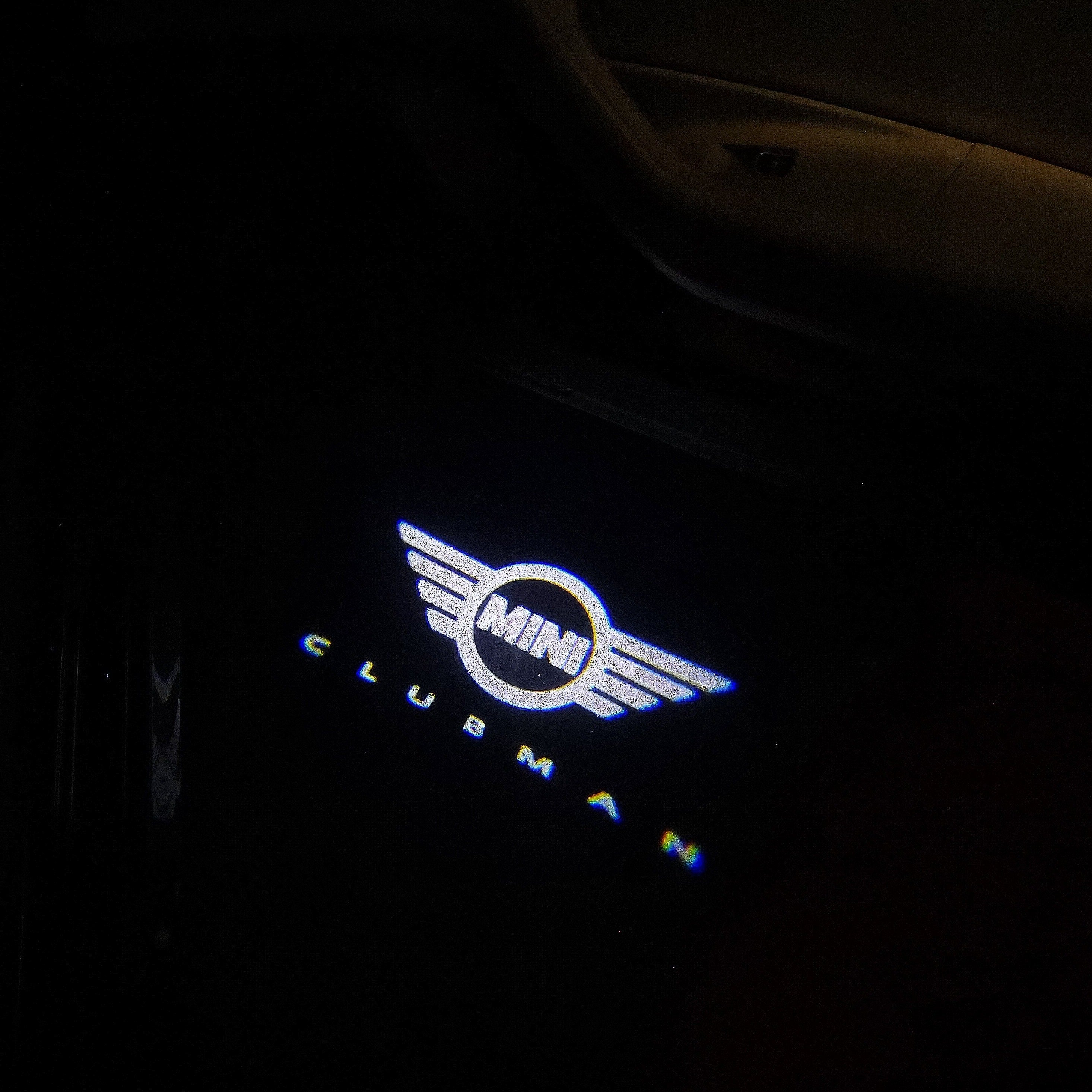 LUCI PROIETTORI LOGO MINI CLUBMAN Nr.149 (quantità 1 = 2 Logo Film / 2 luci porta)