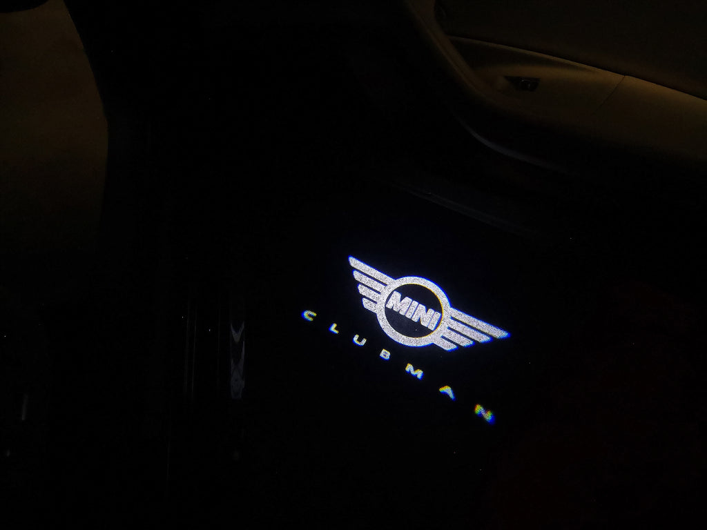 MINI CLUBMAN LOGO PROJECROTR LIGHTS Nr.126 (cantidad 1 = 2 logo película / 2 luces de puerta)
