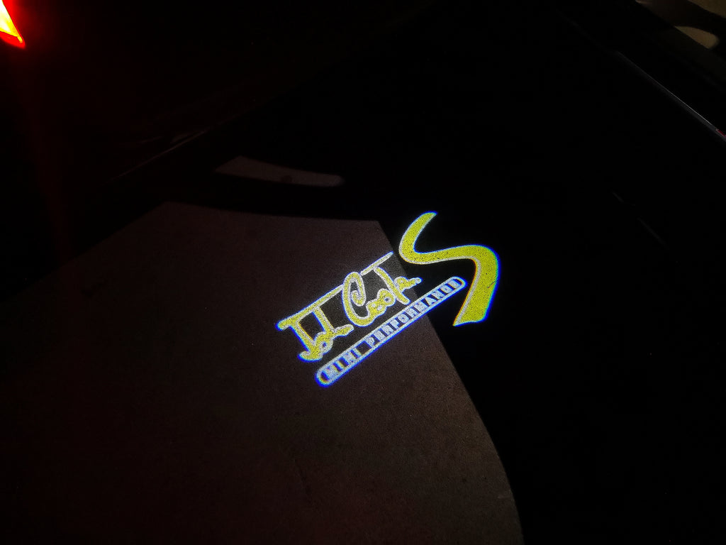 JOHN COOPER LOGO PROJECROTR LIGHTS Nr.103 (quantità 1 = 2 Logo Film / 2 luci porta)