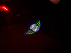 MINI ORIGINAL LOGO PROJECROTR LIGHTS Nr.08 (quantity  1 =  2 Logo Film /  2 door lights)