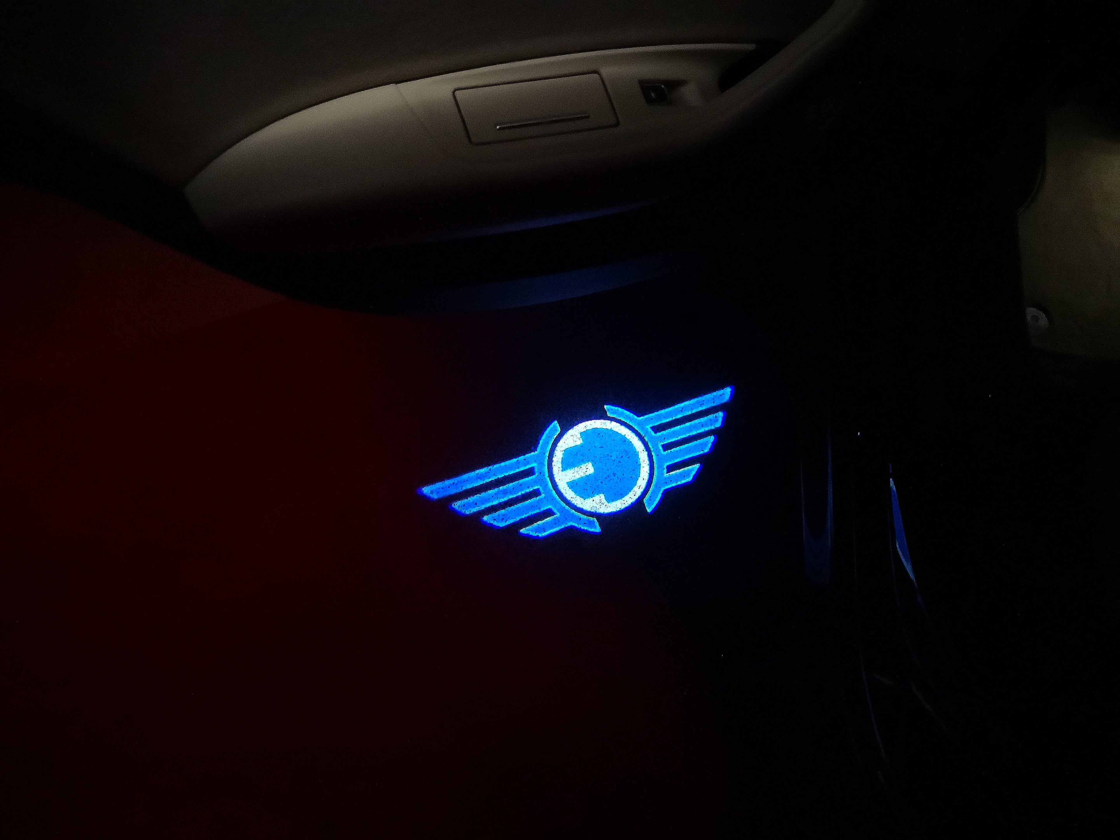 MINI ELECTRIC LOGO PROJECROTR LIGHTS Nr.100 (quantità 1 = 2 Logo Film / 2 luci porta)