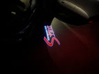 LOGOTIPO DE JOHN COOPER PROJECROTR LIGHTS Nr.108 (cantidad 1 = 2 logo película / 2 luces de puerta)