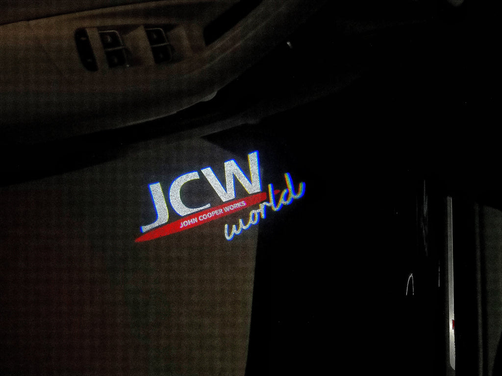 JOHN COOPER WORKS LOGO PROJECROTR LIGHTS Nr.56 (quantità 1 = 2 Logo Film / 2 luci porta)