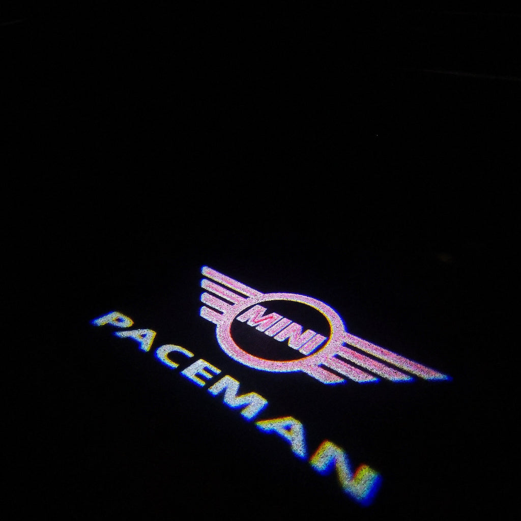 LUCES DE PROYECTOR CON LOGO MINI PACEMAN No 127 (cantidad 1 = 2 Película de Logo / 2 luces de puerta)