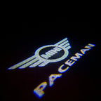 LUCES DE PROYECTOR CON LOGO MINI PACEMAN Nr.132 (cantidad 1 = 2 Película de Logo / 2 luces de puerta)