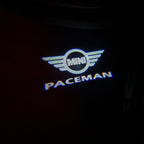 LUCES DE PROYECTOR CON LOGO MINI PACEMAN Nr.132 (cantidad 1 = 2 Película de Logo / 2 luces de puerta)