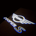 MINI COOPER S LOGO PROJECROTR LIGHTS Nr.139 (cantidad 1 = 2 logo película / 2 luces de puerta)