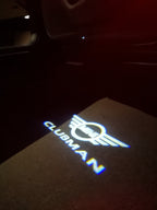 MINI CLUBMAN LOGO PROJECROTR LIGHTS Nr.135 (cantidad 1 = 2 logo película / 2 luces de puerta)