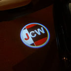 JOHN COOPER WORKS LOGO PROJECROTR LIGHTS Nr.74 (cantidad 1 = 2 logo película / 2 luces de puerta)