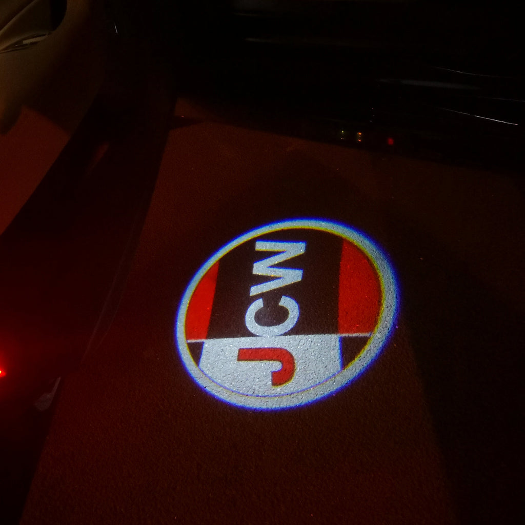 JOHN COOPER WORKS LOGO PROJECROTR LIGHTS Nr.74 (cantidad 1 = 2 logo película / 2 luces de puerta)