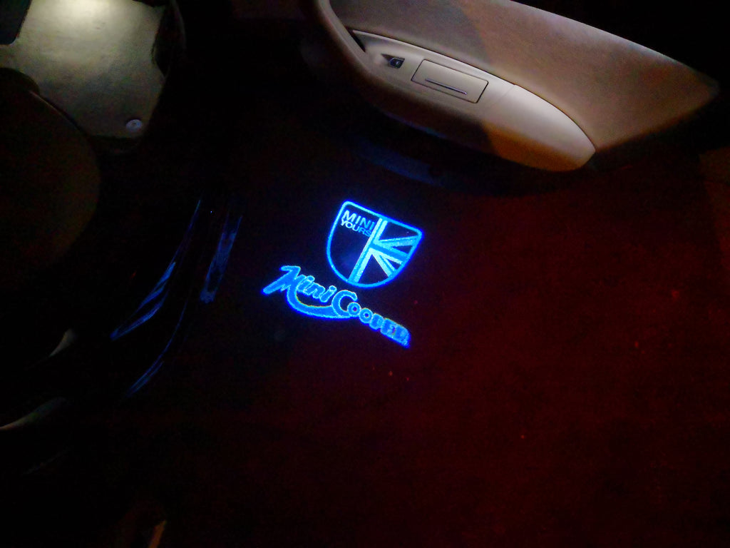 MINI COOPER LOGO PROJECROTR LIGHTS Nr.43 (cantidad 1 = 2 logo película / 2 luces de puerta)