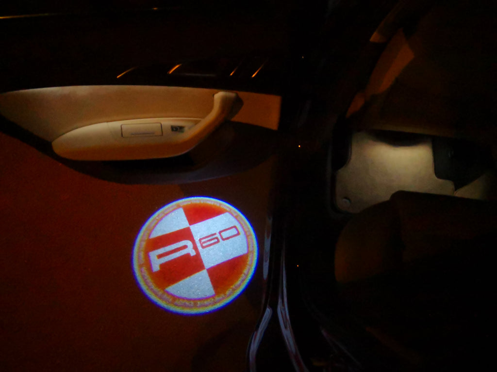 MINI R 60 LOGO PROJECROTR LIGHTS Nr.155 (Menge 1 = 2 Logo Film / 2 Türleuchten)