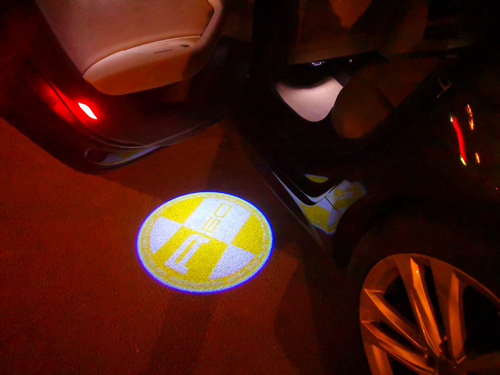 LUCES DE PROYECTOR CON LOGO MINI R60 Nr.153 (cantidad 1 = 2 Película de Logo / 2 luces de puerta)