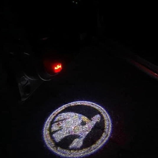 SKODA LOGO PROJECTOT LIGHTS Nr.03 (quantità 1 = 2 Logo Film / 2 luci porta)
