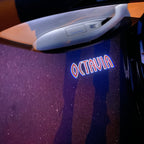 SKODA LOGO PROJECTOT LIGHTS Nr.101 (quantità 1 = 2 Logo Film / 2 luci porta)