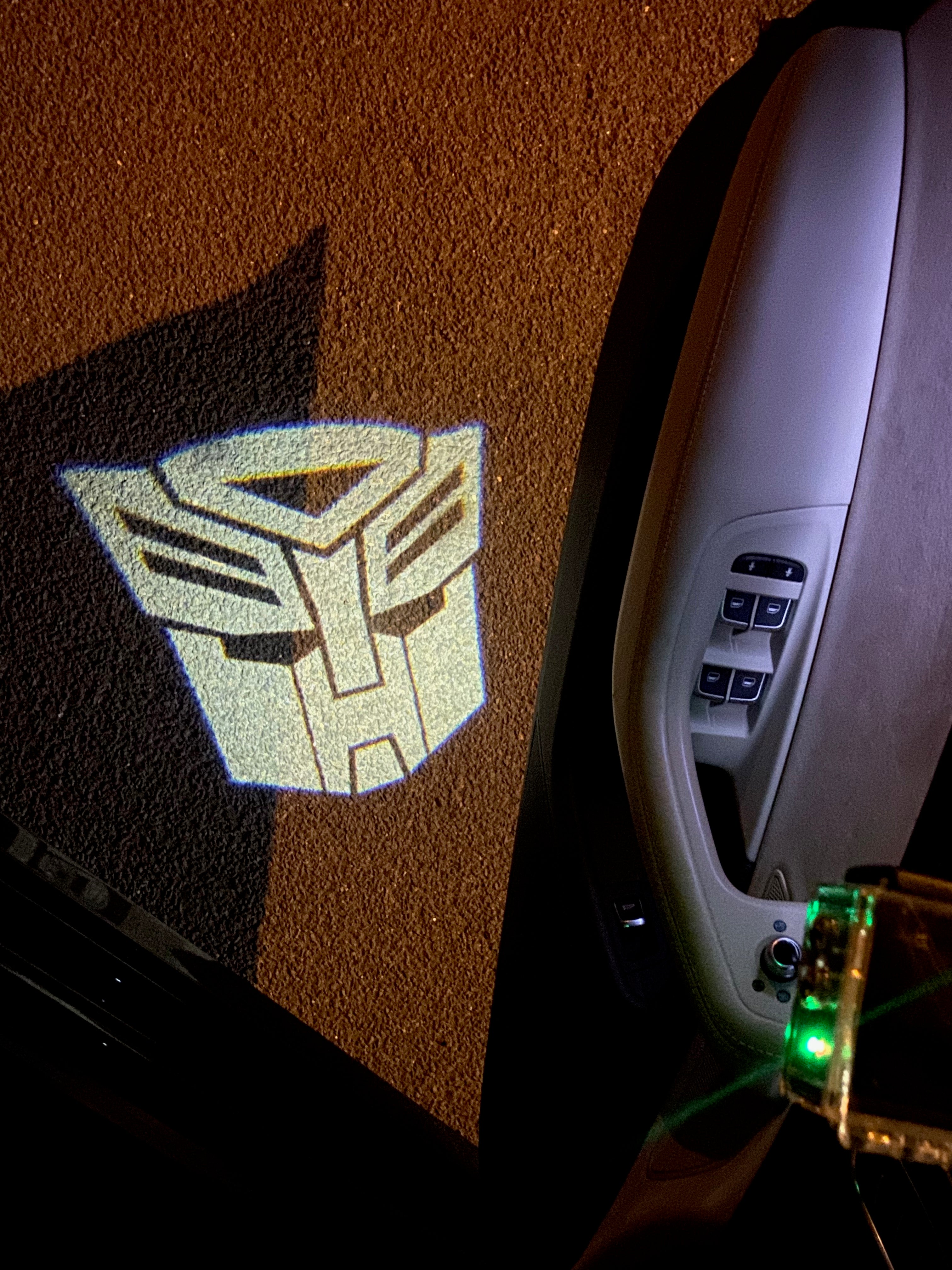 Logotipo de Transformers Nr.254 (cantidad 1 = 2 luces de puerta de Logo Films /2)