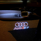 AUDI LOGO PROJECTOR LIGHTS Nr.37 (Menge 1 = 2 Logo Films / 2 Türlichter)
