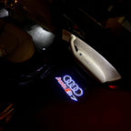 AUDI LOGO PROJECTOR LIGHTS Nr.37 (Menge 1 = 2 Logo Films / 2 Türlichter)