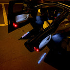 AUDI LOGO PROJECTOT LIGHTS Nr.98 (Menge 1 = 2 Logofolien /2 Türleuchten)