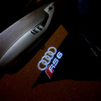 AUDI LOGO PROJECTOT LIGHTS Nr.137 (cantidad 1 = 2 logo films /2 luces de puerta)