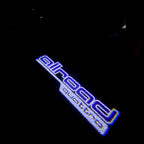 LUCES DE PROYECTOR LOGO AUDI Nr.161 (cantidad 1 = 2 películas con logotipo / 2 luces de puerta)