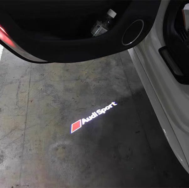 AUDI LOGO PROJEKTOT LIGHTS Nr.69 (Menge 1 = 2 Logo Films /2 Türlichter im Kombi 652899;