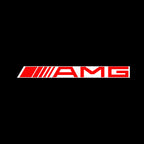 MERCEDES BENZ AMG LOGO PROJECTOT LIGHTS Nr.14 (cantidad 1 = 1 juego/2 luces de puerta)