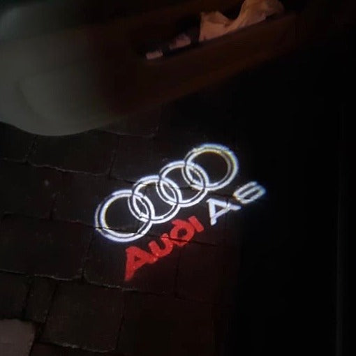 AUDI LOGO PROJECTOT LIGHTS Nr.44 (cantidad 1 = 2 logo films /2 luces de puerta)