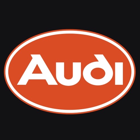 AUDI LOGO PROJECTOT LIGHTS Nr.114 (الكمية 1 = 2 Logo Films /2 أضواء الباب)
