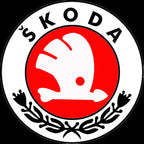 SKODA LOGO PROJECTOT LIGHTS Nr.12 (Menge 1 = 2 Logo Film / 2 Türleuchten)