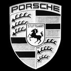 PORSCHE Original LOGO PROJECTOR LIGHTS Nr.06 (Menge 1 = 2 Logo Film / 2 Türlichter)
