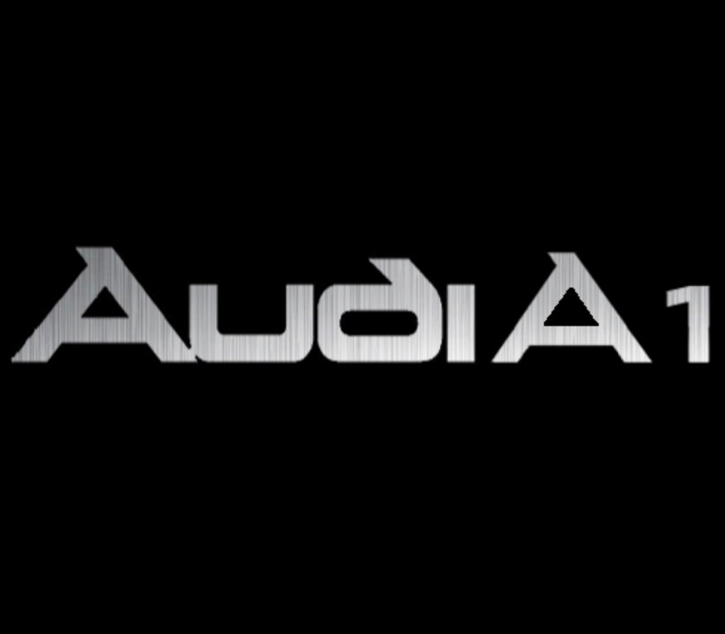 AUDI LOGO PROJECTOT LIGHTS Nr.148 (Menge 1 = 2 Logo Folien /2 Türleuchten)