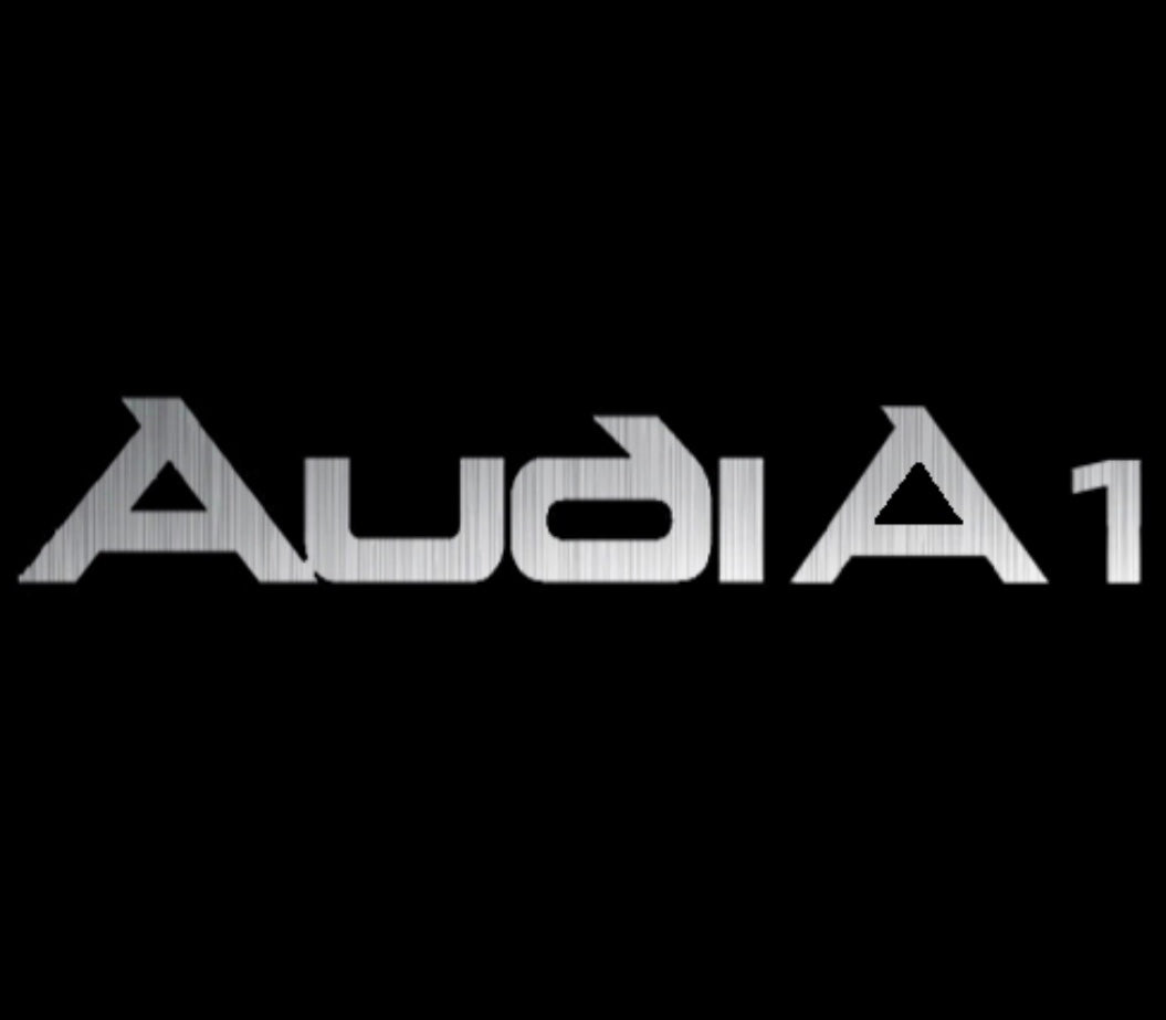 AUDI LOGO PROJECTOT LIGHTS Nr.148 (Menge 1 = 2 Logo Folien /2 Türleuchten)