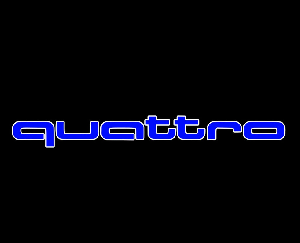 LUCI PROIETTORI LOGO AUDI Nr.97 (quantità 1 = 2 Pellicole Logo / 2 luci porta)